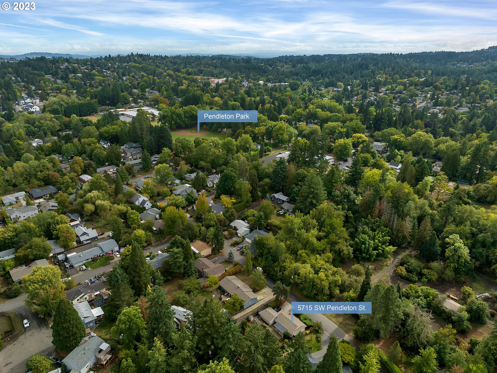 5715 Southwest Pendleton Street Portland, OR 97221 - Photo 24 of 31 a view of a city