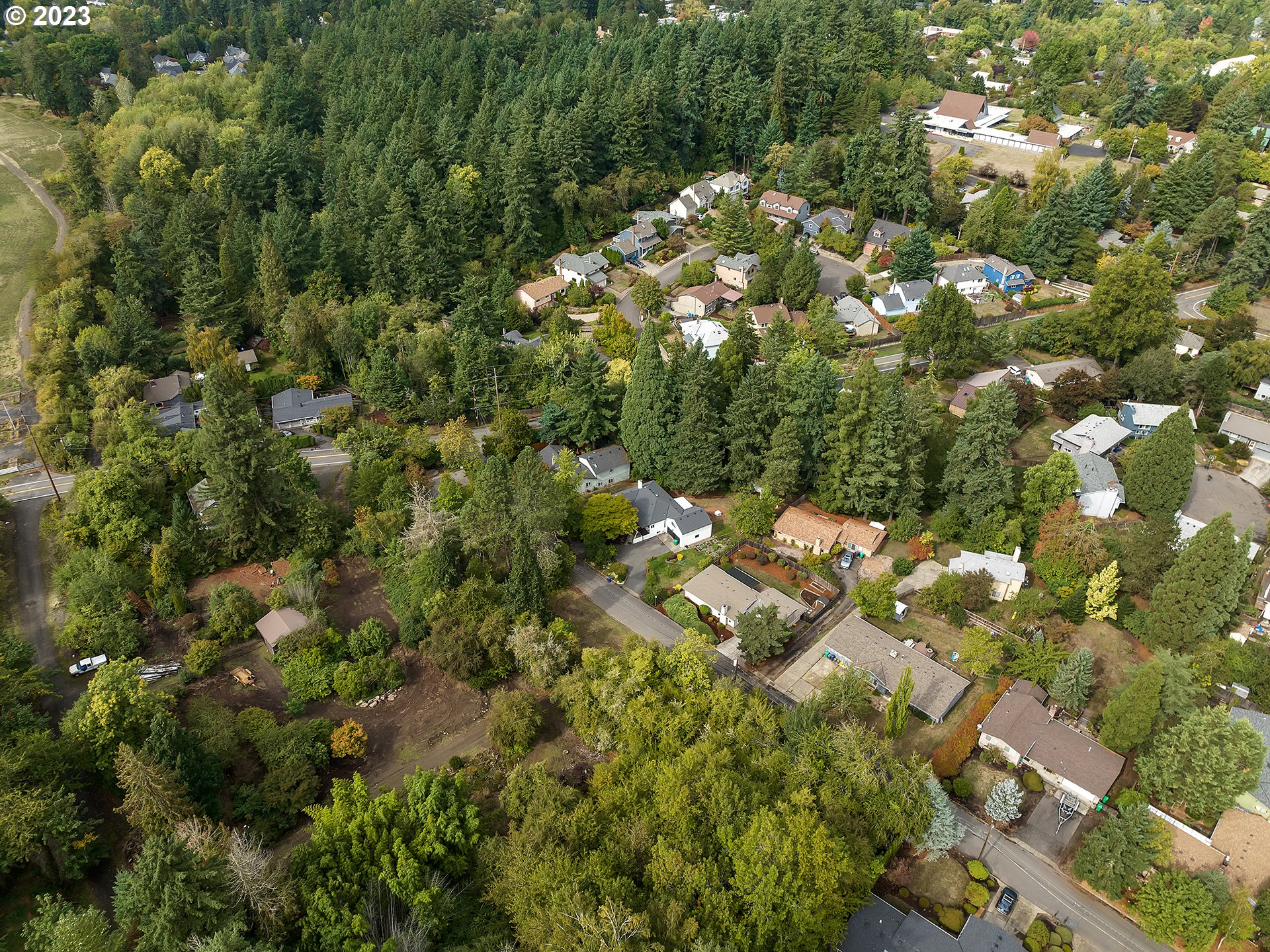 5715 Southwest Pendleton Street Portland, OR 97221 - Photo 28 of 31 an aerial view of residential houses with outdoor space