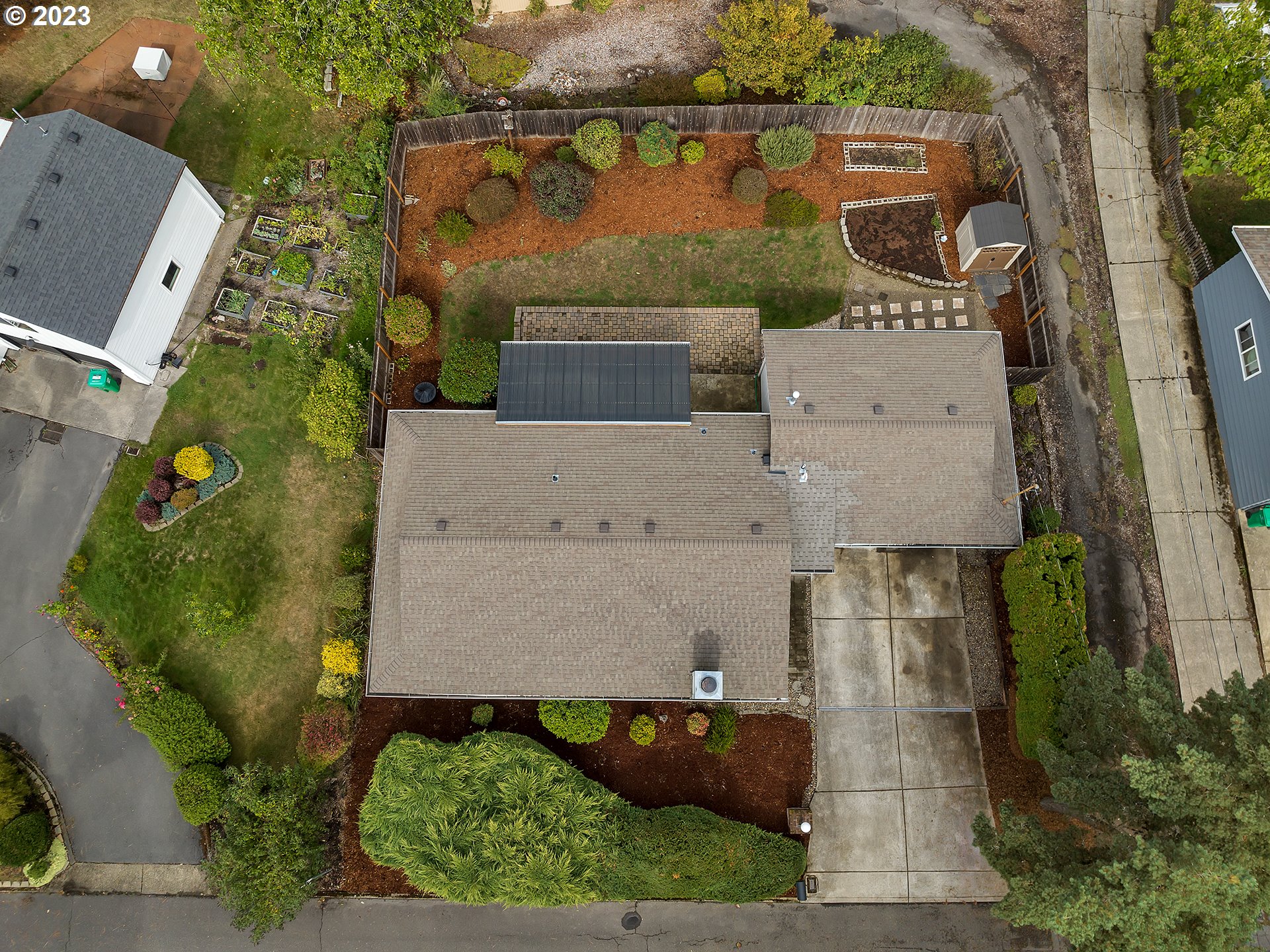 5715 Southwest Pendleton Street Portland, OR 97221 - Photo 29 of 31 an aerial view of a house with a yard