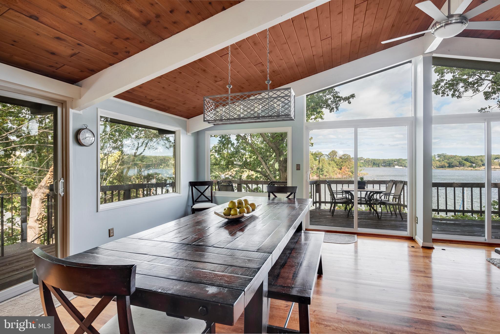 338 Severn Road Annapolis, MD 21401 - Photo 13 of 50 Loads of glass and access to the outdoors.