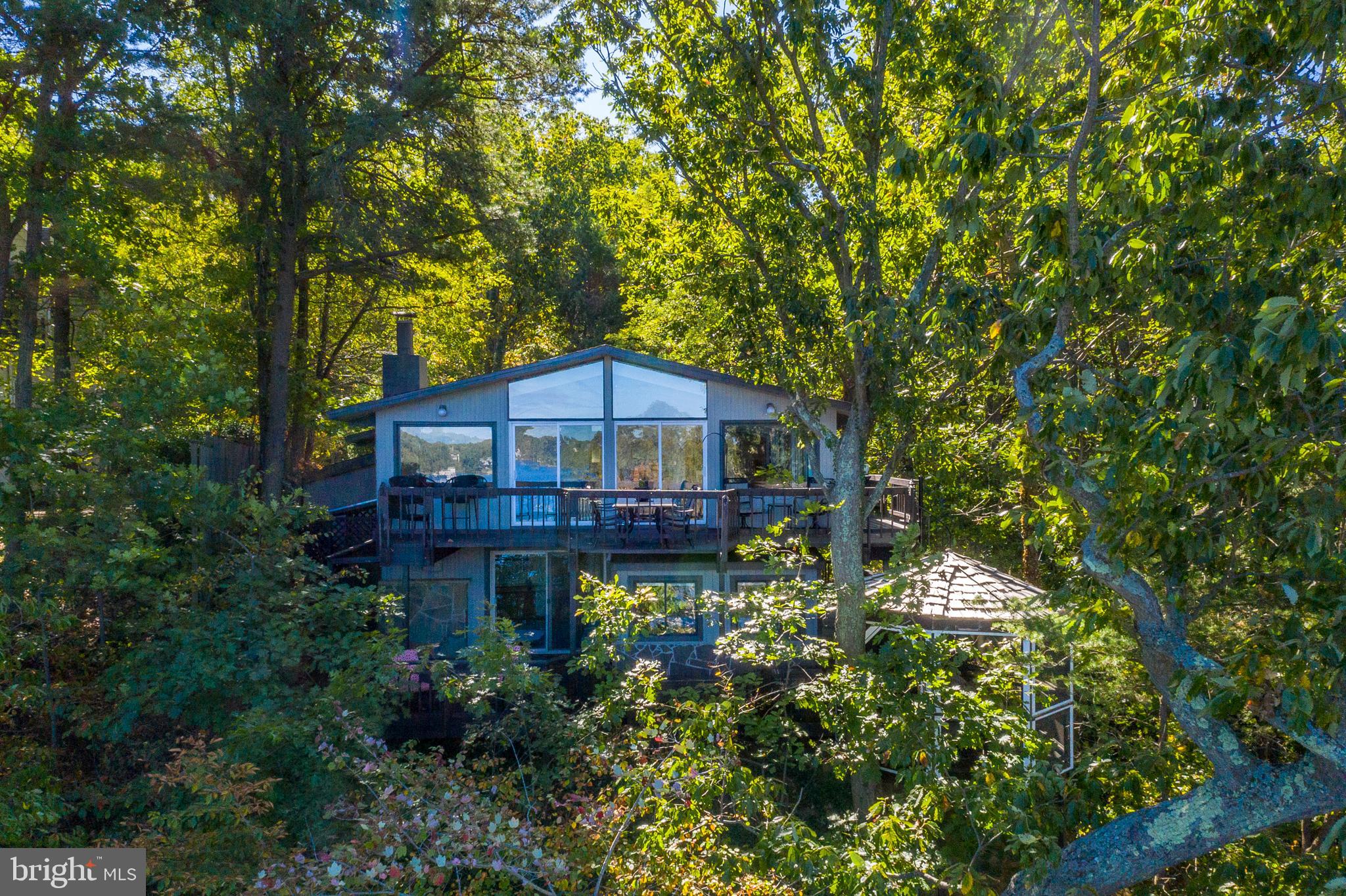 338 Severn Road Annapolis, MD 21401 - Photo 3 of 50 Deck House perched for great views