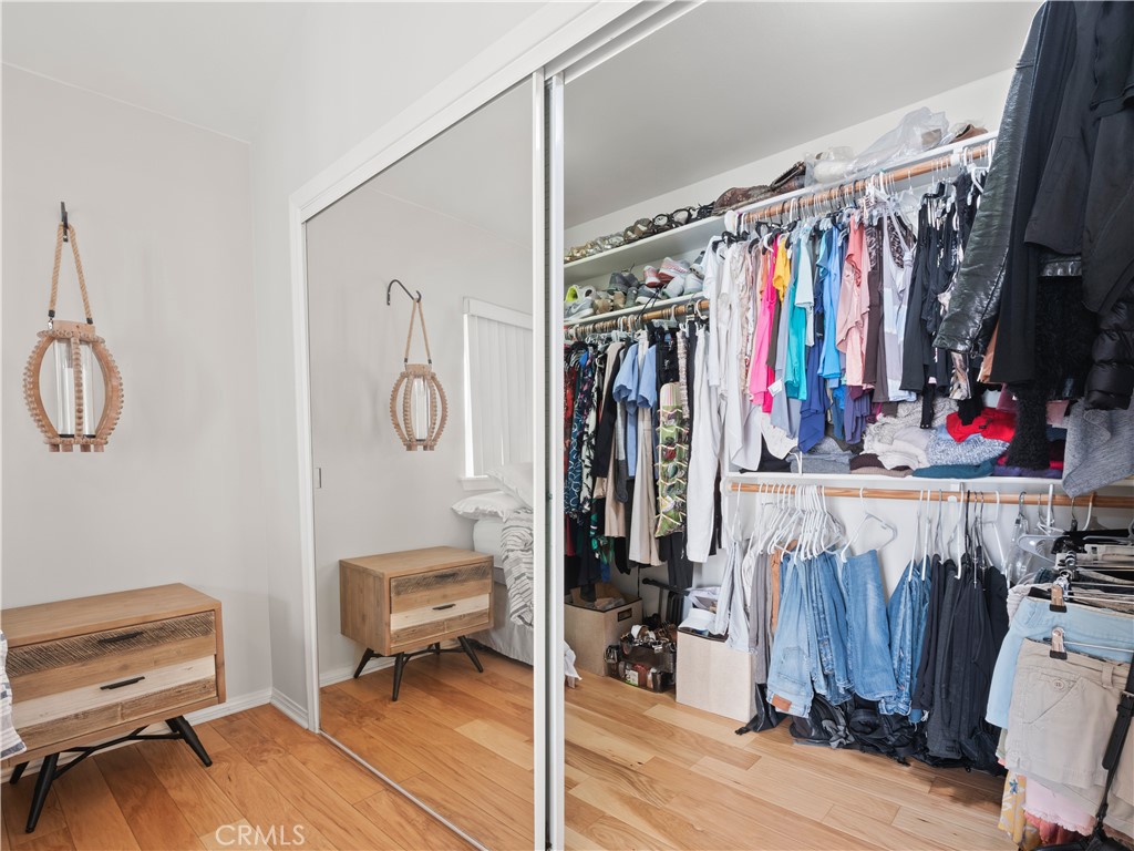 2517 Rockefeller Lane, Unit B Redondo Beach, CA 90278 - Photo 10 of 36 a view of walk in closet with clothes and shoes