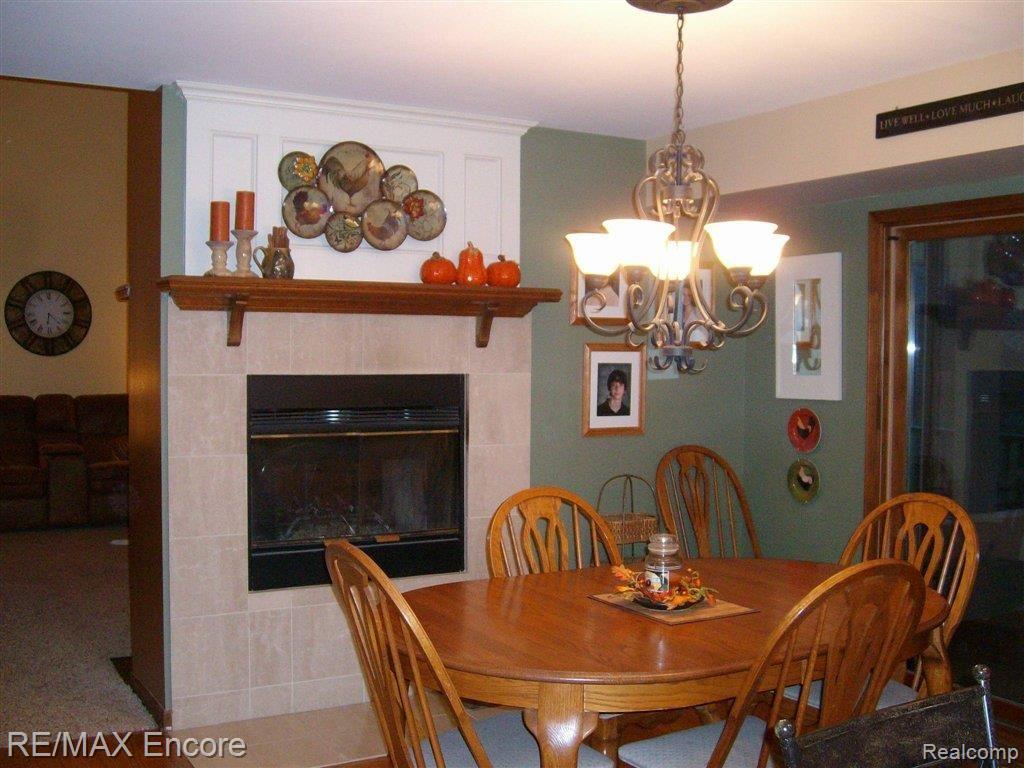 3805 Demode Road Holly, MI 48442 - Photo 3 of 15 Diningroom w Fireplace!
