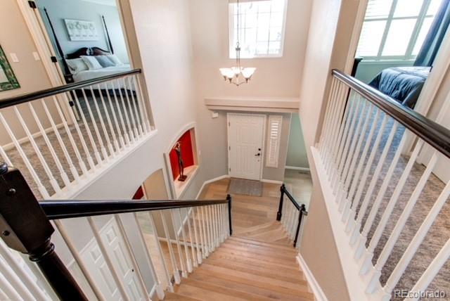 10144 Alexa Lane Highlands Ranch, CO 80130 - Photo 17 of 33 a view of stairs and stairs