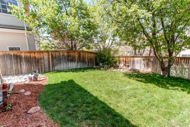 10144 Alexa Lane Highlands Ranch, CO 80130 - Photo 33 of 33 a backyard of a house with lots of green space