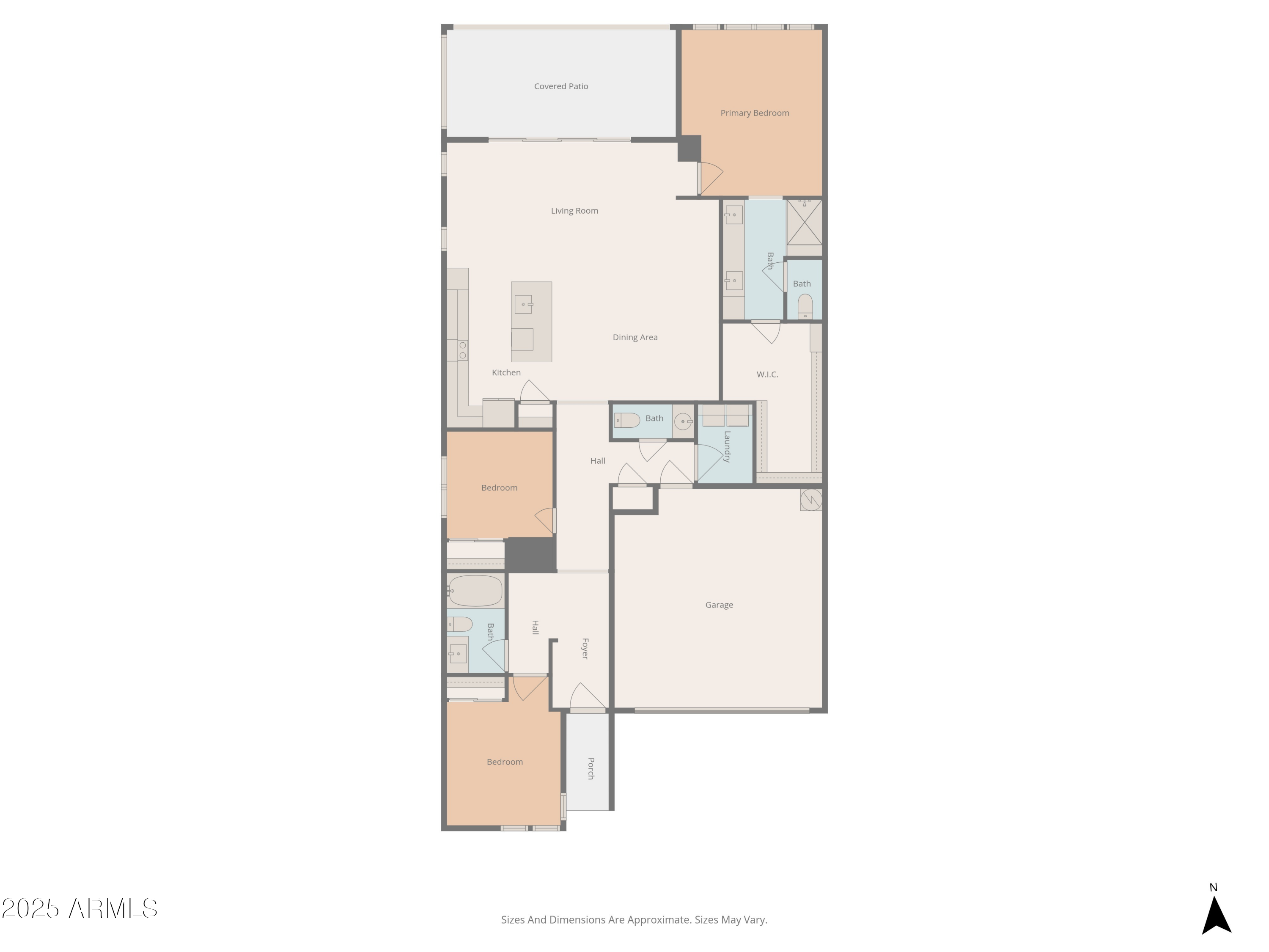 17662 East Chevelon Canyon Circle Rio Verde, AZ 85263 - Photo 31 of 31 a picture of a room with a floor plan