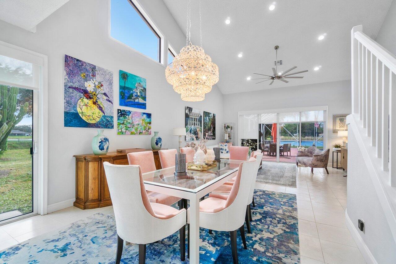 8700 Vía Reale Boca Raton, FL 33496 - Photo 17 of 70 Dining room