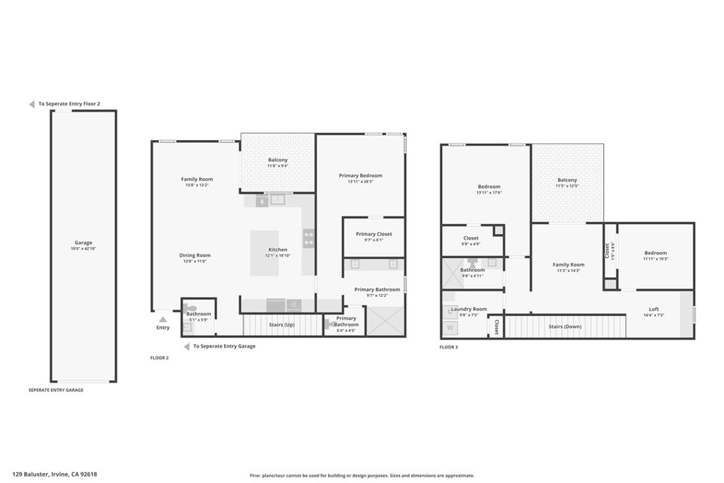 129 Baluster Irvine, CA 92618 - Photo 26 of 26 Floor Plan