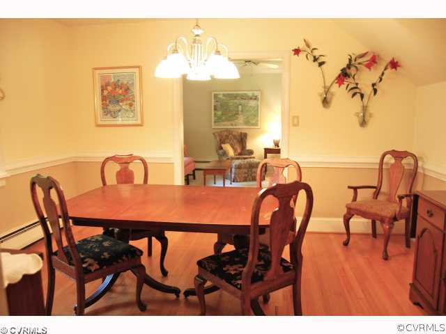 4332 Knob Road Richmond, VA 23235 - Photo 4 of 12 Dining Room - Formal Dining room with hardwood flo
