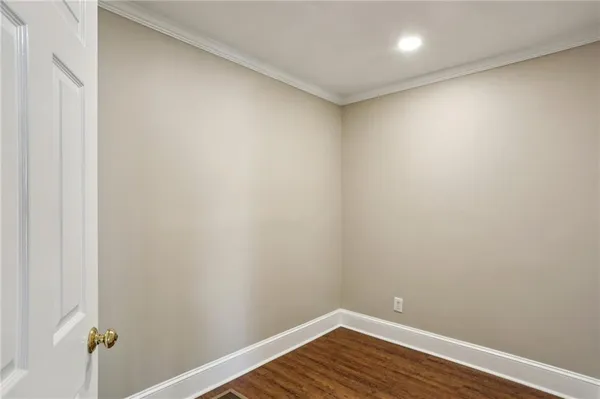 a view of an empty room