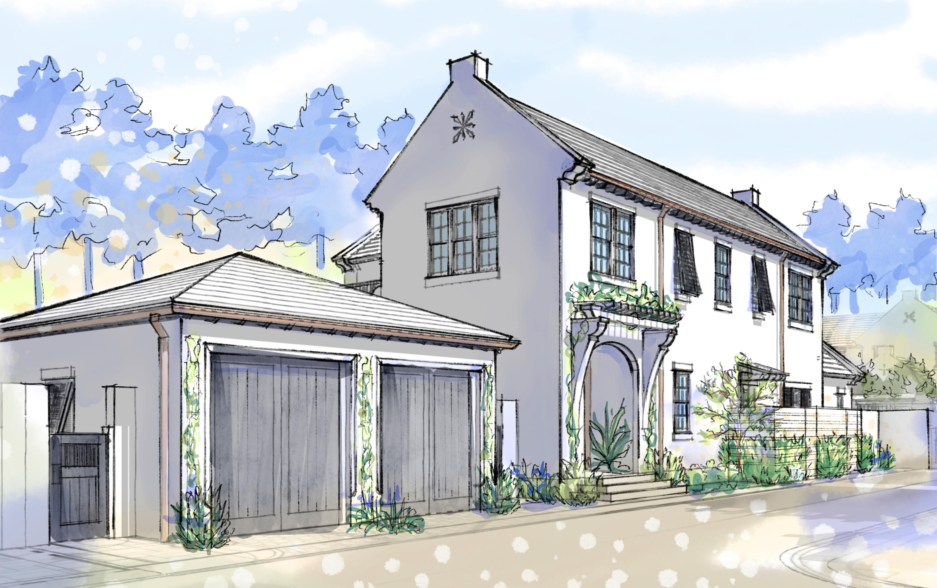 11 North Hagan Ln Inlet Beach Inlet Beach, FL 32461 - Photo 1 of 13 a front view of a house with a yard