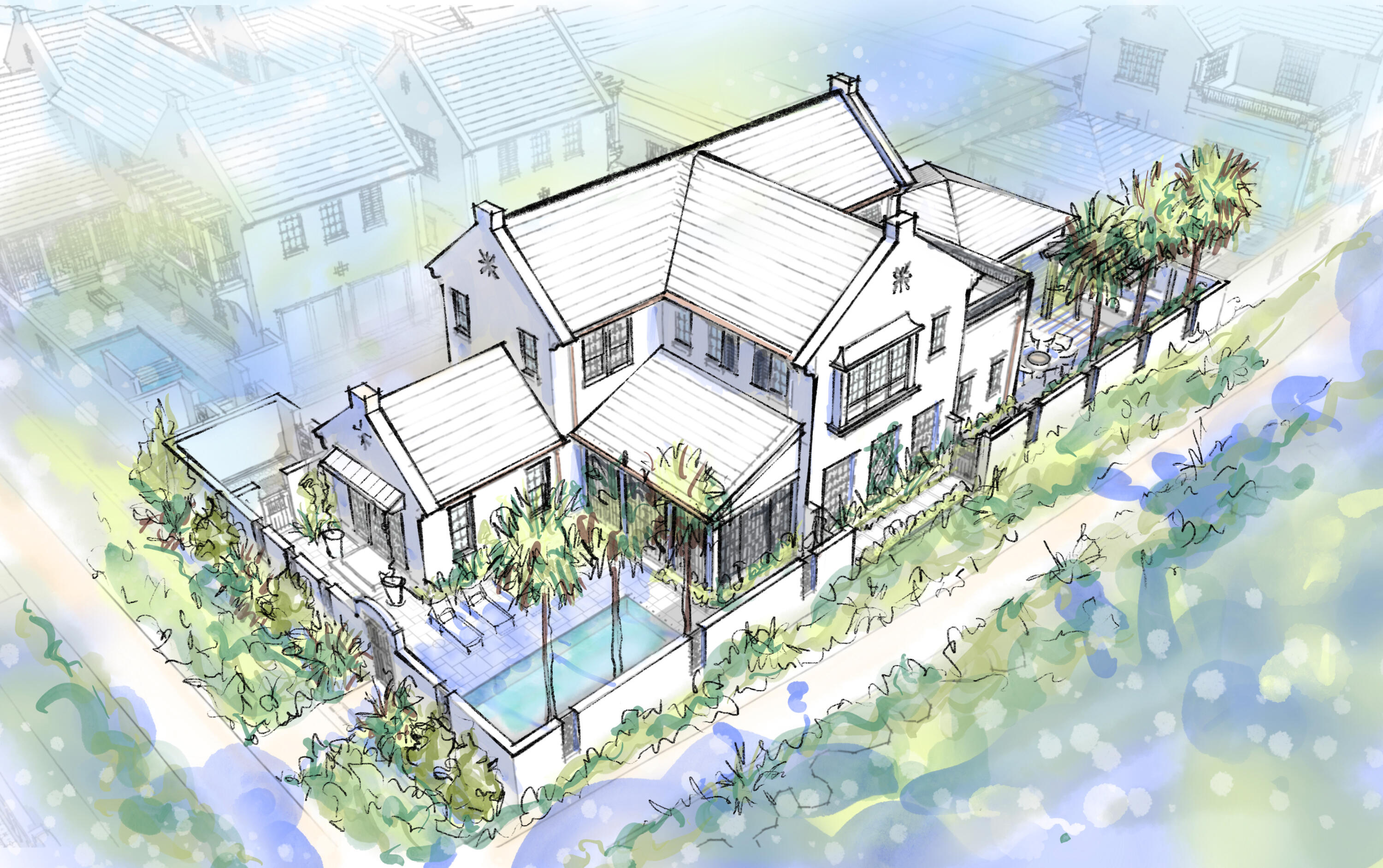 11 North Hagan Ln Inlet Beach Inlet Beach, FL 32461 - Photo 2 of 13 a view of a multi story residential apartment building with a yard