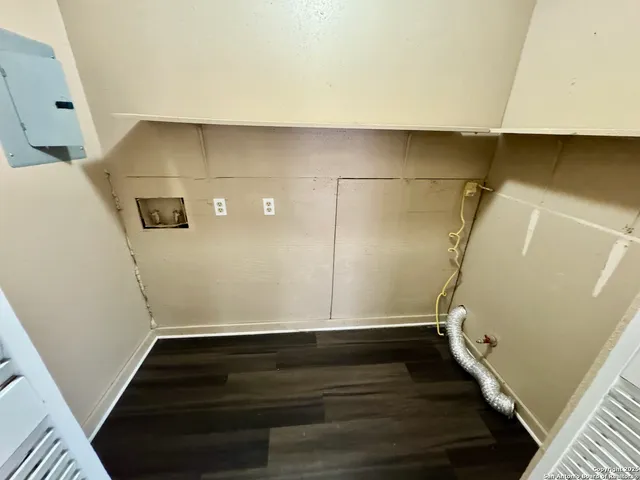 a view of wooden floor