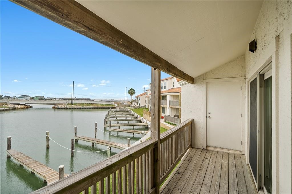 620 Fulton Beach Road, Unit 203 Rockport, TX 78382 - Photo 27 of 37 a view of balcony with city view