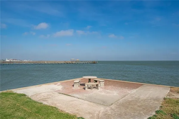 a balcony with an ocean view