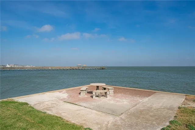 a balcony with an ocean view