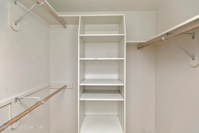 a view of walk in closet