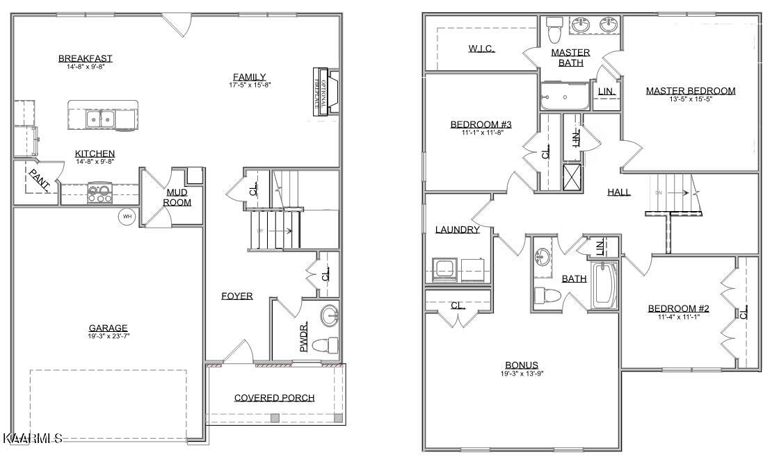 7656 Honey Oaks Road Corryton, TN 37721 - Photo 2 of 2 abigail-floor-plan-image