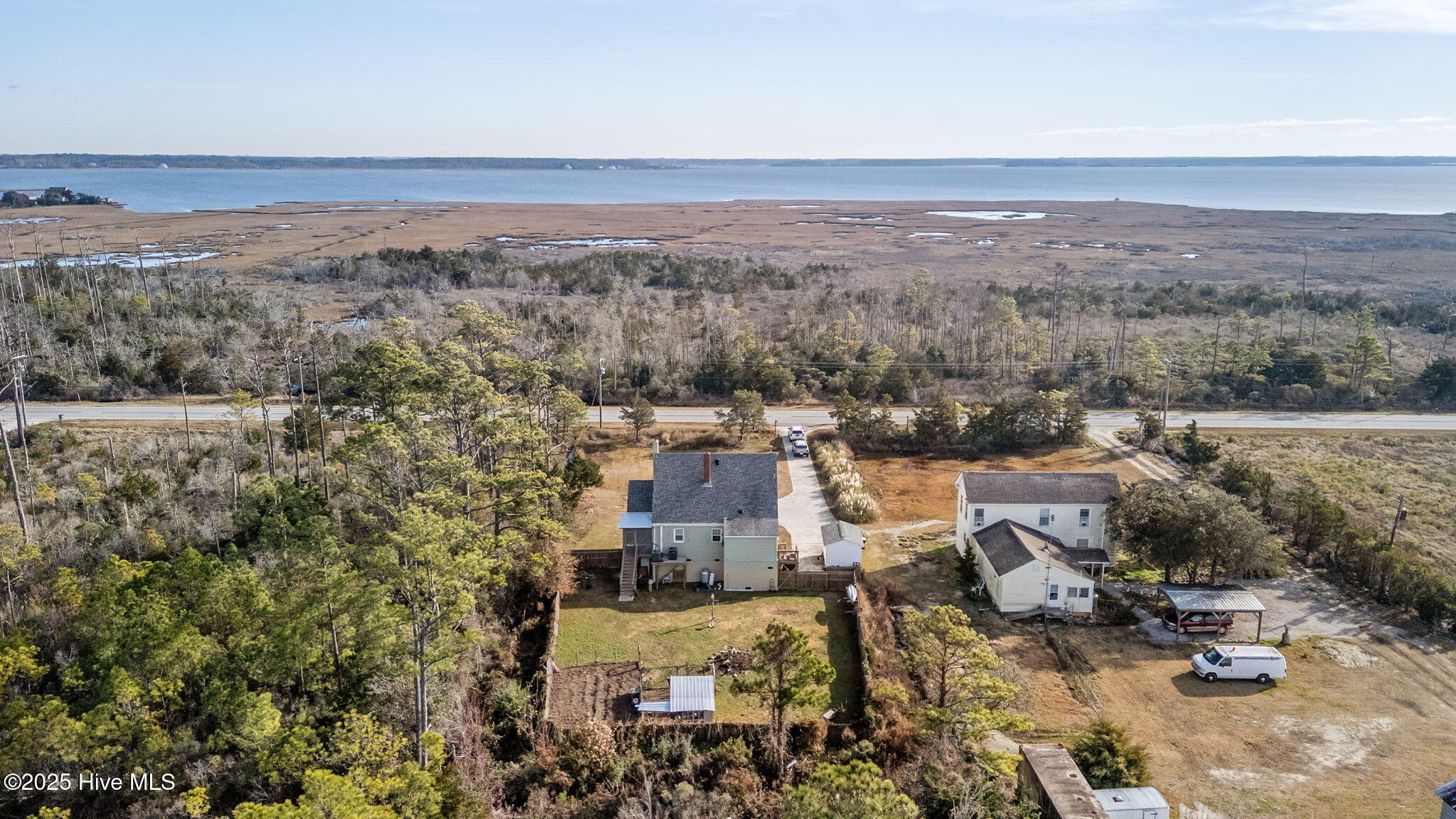 2973 Highway 70 Beaufort, NC 28516 - Photo 36 of 40 Aerial from Back of Property