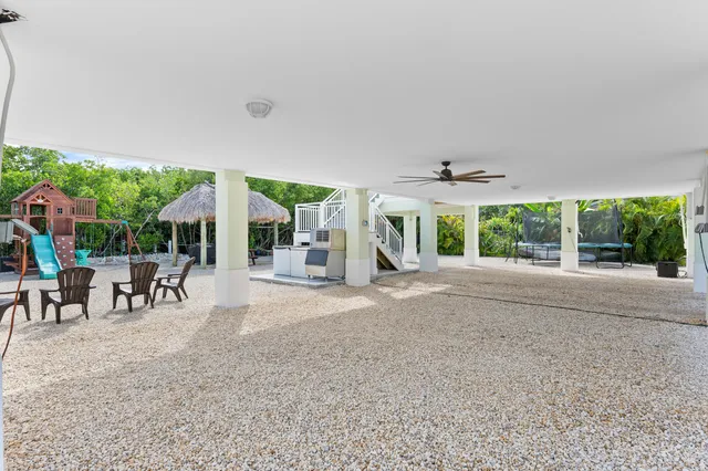 a view of outdoor space with seating