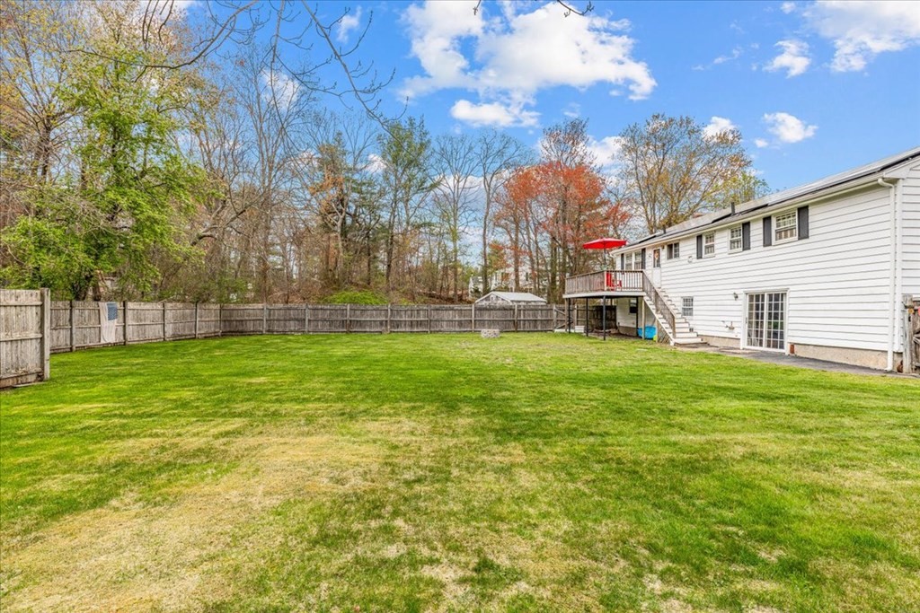 8 Stonewood Drive Canton, MA 02021 - Photo 26 of 29 a view of a yard with a house in the background