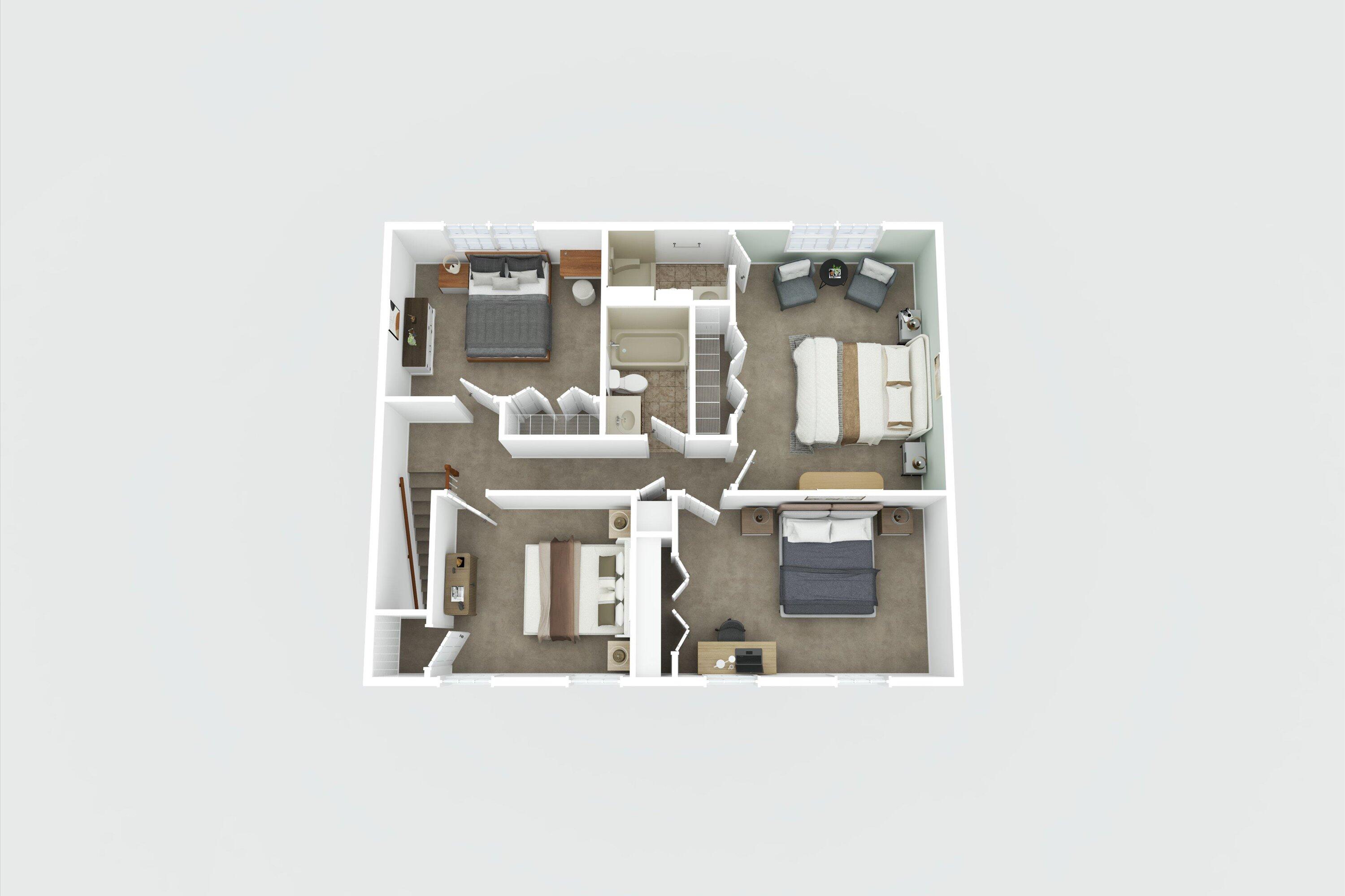 5106 Huntridge Road Roanoke, VA 24012 - Photo 6 of 41 Second Floor - 3 D