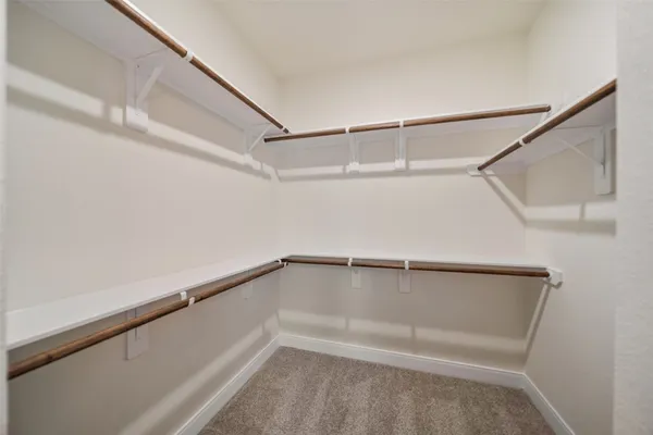 a walk in closet