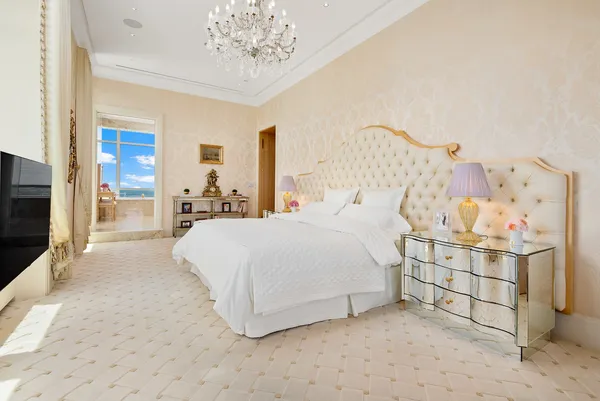 a very nice looking room with a large window