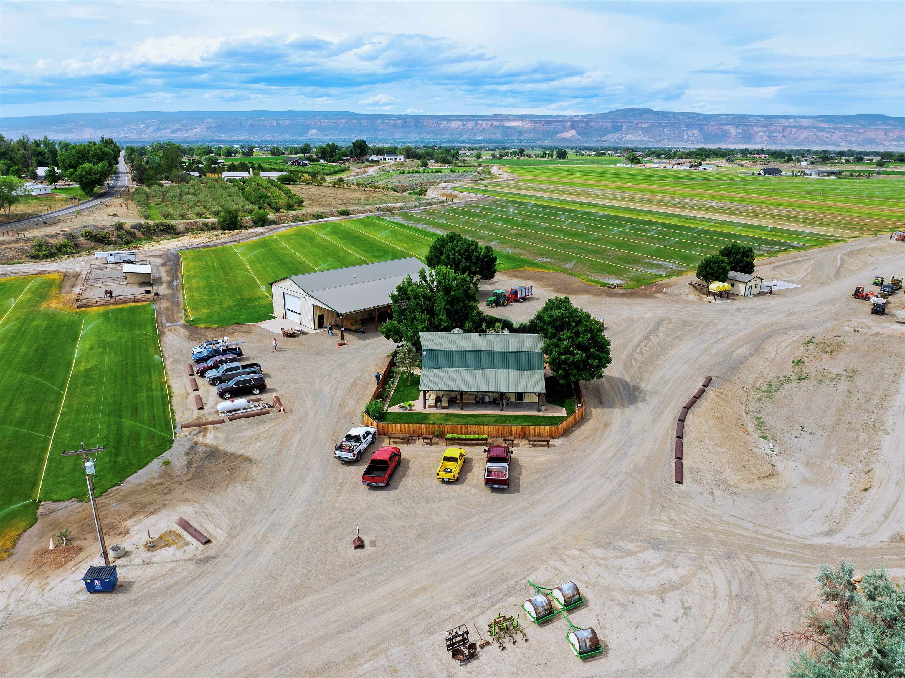 1161 23 Road Grand Junction, CO 81505 - Photo 13 of 35 an aerial view of a golf course with parking space