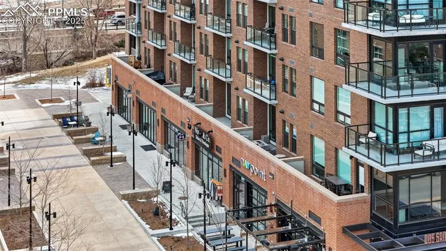 a view of a building with a lots of windows