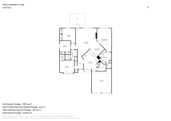 $1,845 | 3238 Lindenfield Drive, Katy, TX 77449