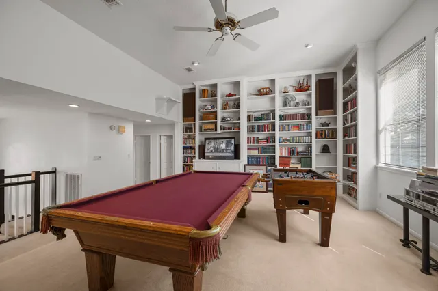 a view of workspace with a window and gym equipment