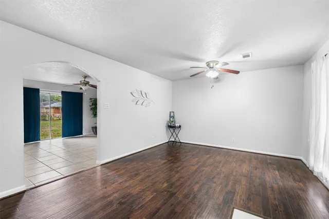 wooden floor in an empty room