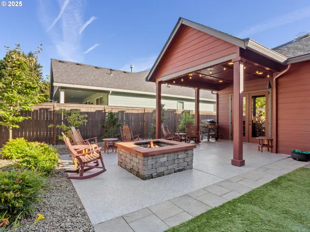 a outdoor space with patio the couches and chairs