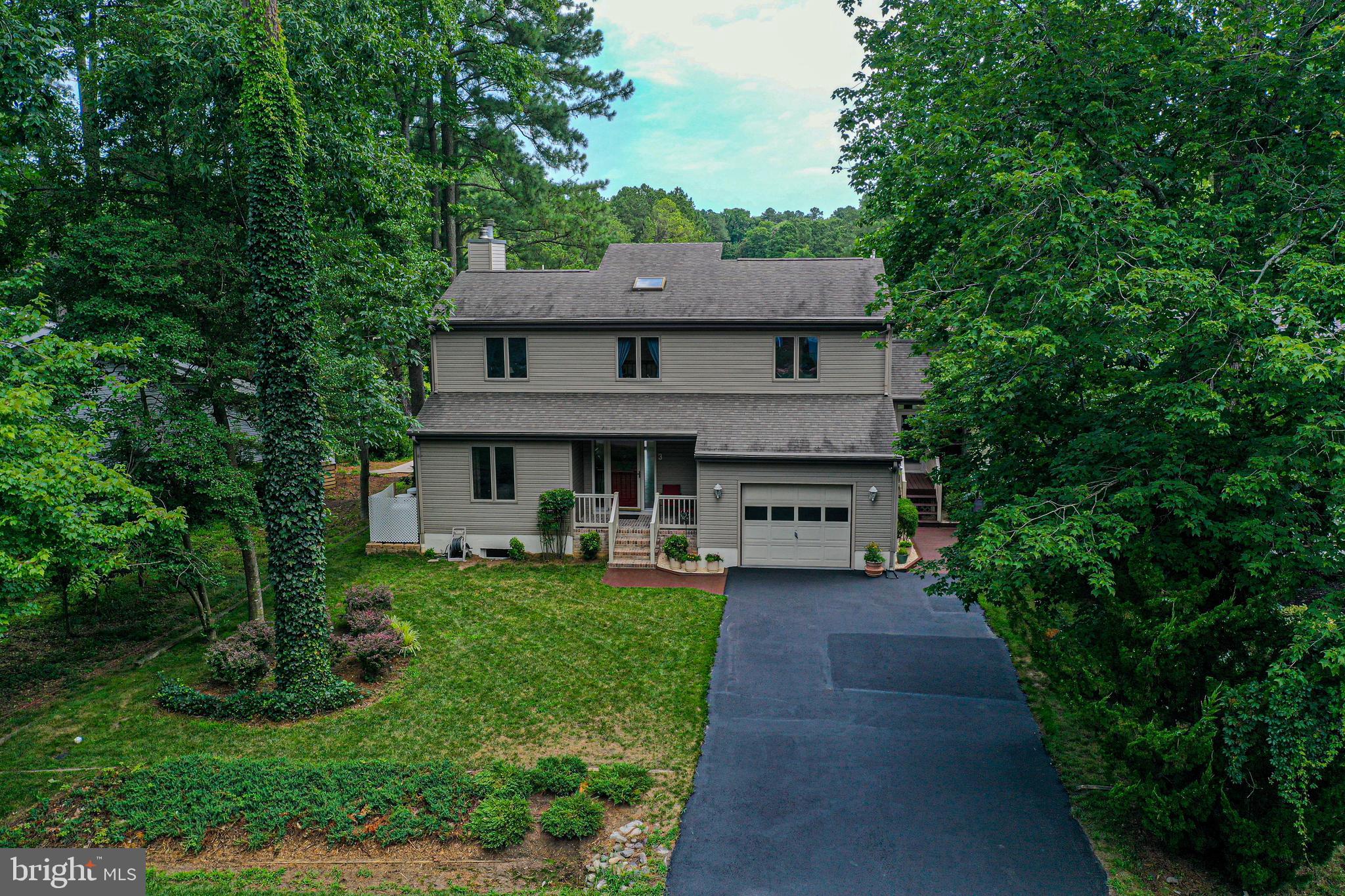 3 Battersea Road Ocean Pines, MD 21811 - Photo 48 of 72 drone shot front view