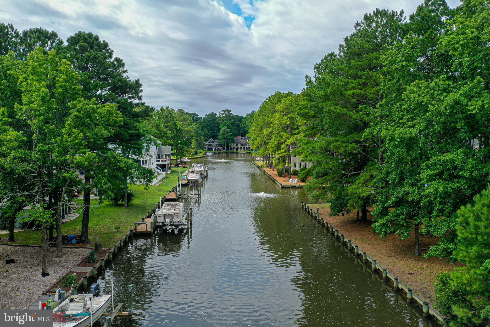 3 Battersea Road Ocean Pines, MD 21811 - Photo 50 of 72 drone shot of canal