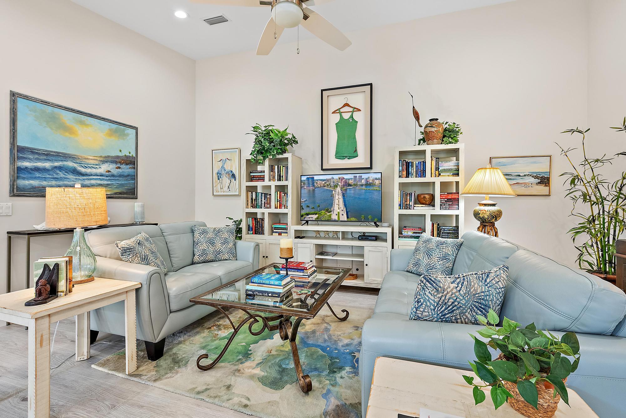 197 Brier Circle Jupiter, FL 33458 - Photo 10 of 33 a living room with furniture and wooden floor