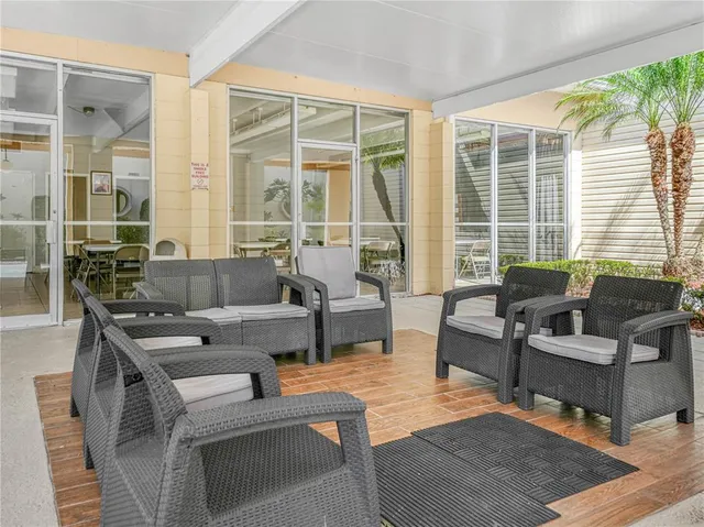 a view of a room with racks