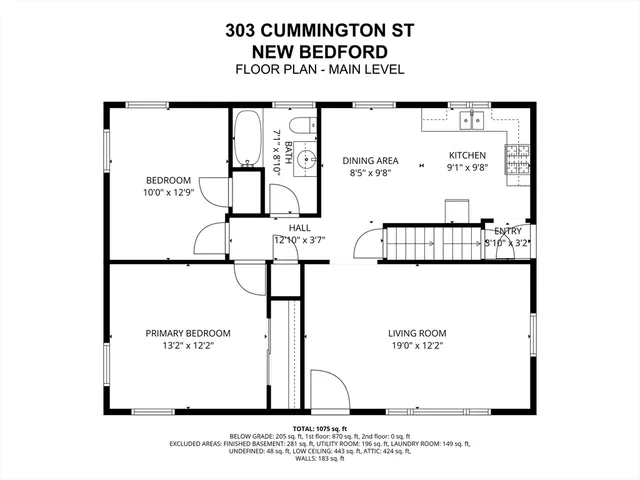 $399,000 | 303 Cummington Street, New Bedford, MA 02745