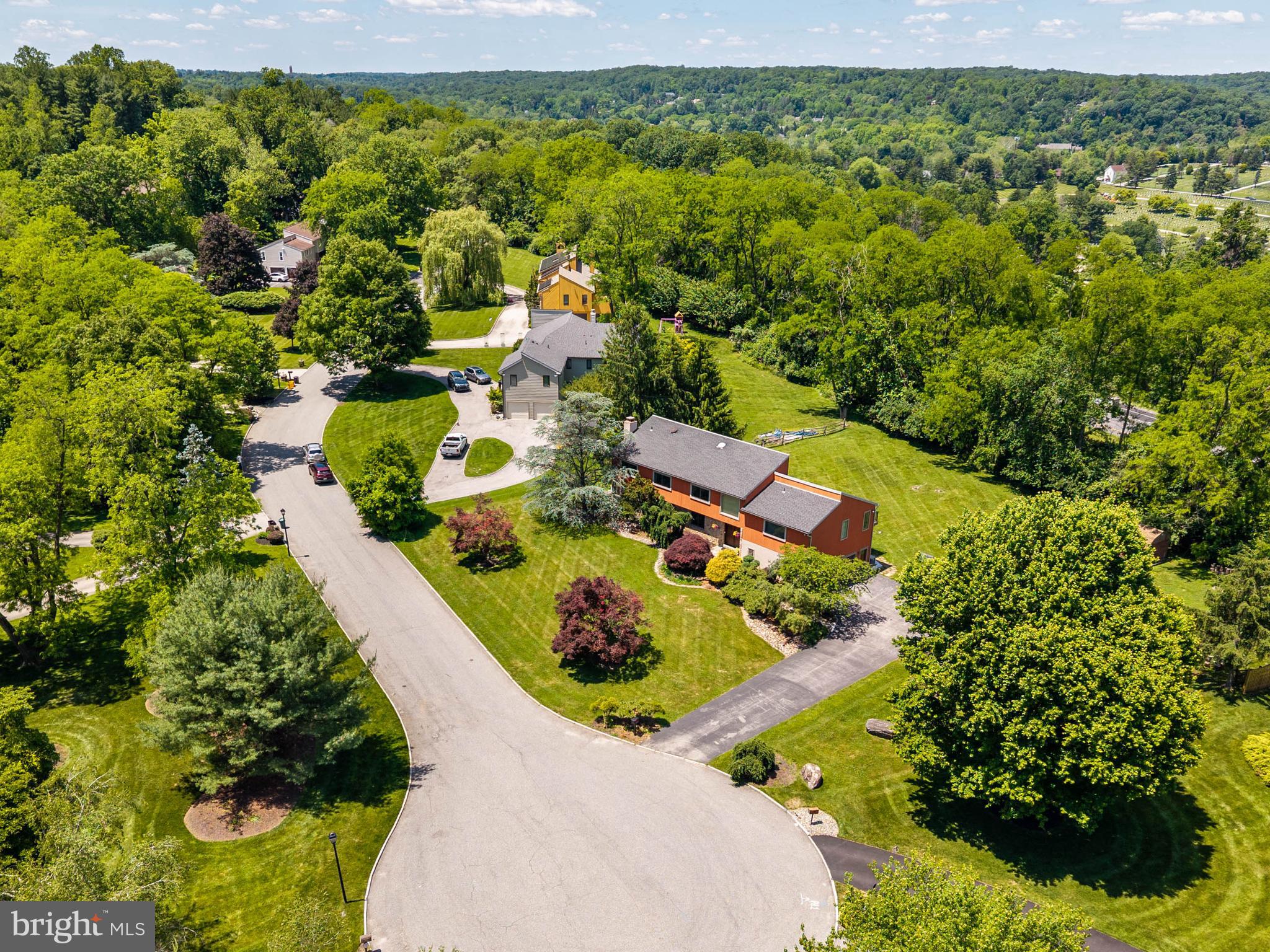 780 Panorama Road Villanova, PA 19085 - Photo 4 of 41 Aerial view