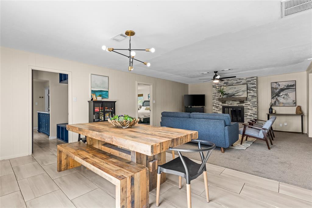 1933 Walter Smith Road Azle, TX 76020 - Photo 12 of 40 a very nice looking dining room with a table and chairs