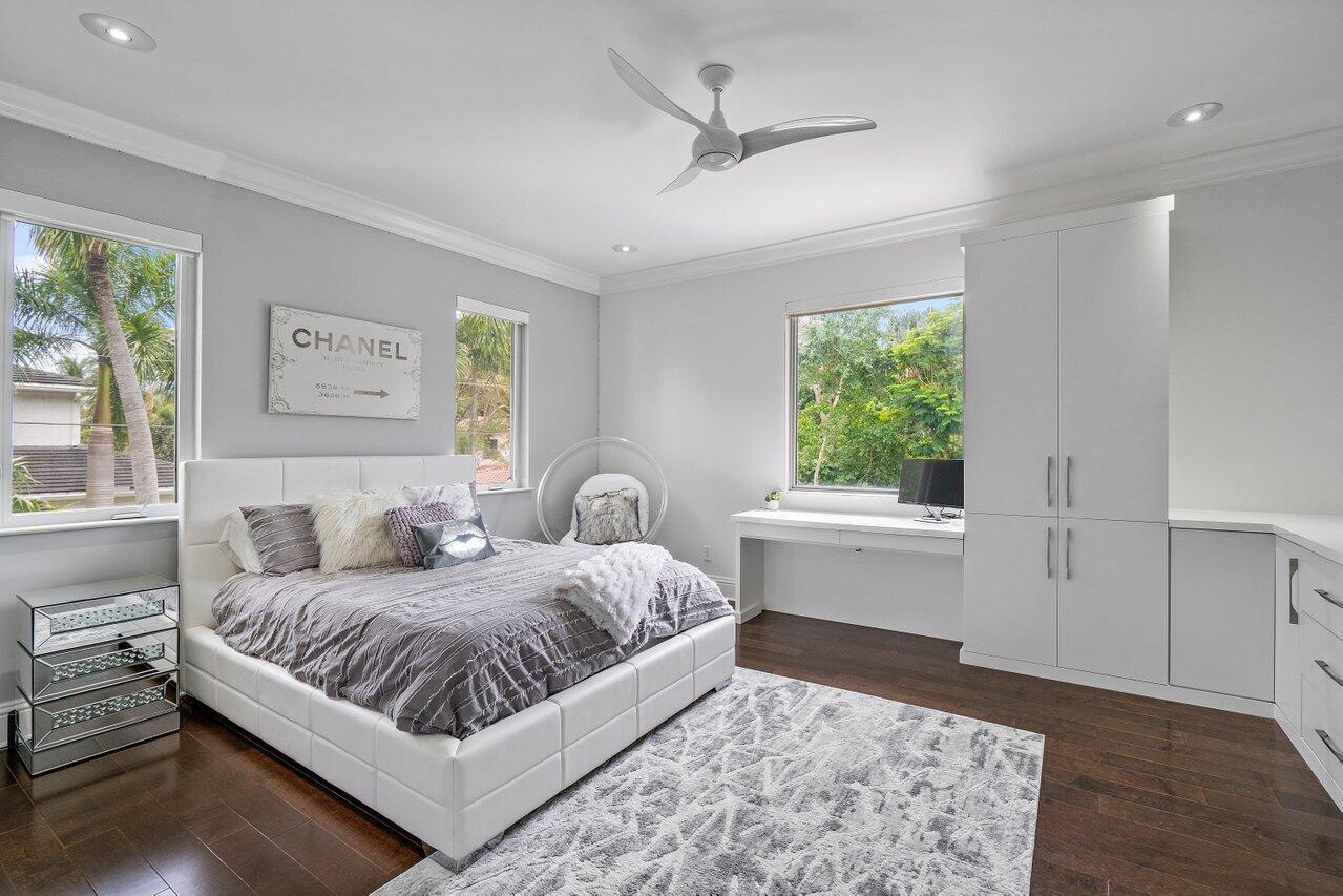 475 Cardinal Avenue Boca Raton, FL 33486 - Photo 42 of 62 Bdrm #3 w/ desk, drawers, cabinets