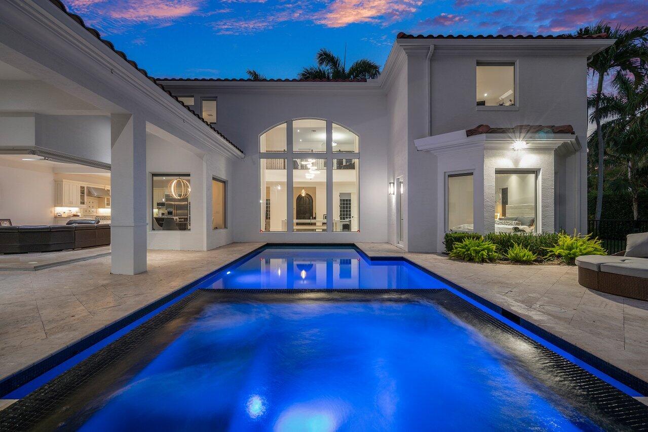 475 Cardinal Avenue Boca Raton, FL 33486 - Photo 53 of 62 Pool- evening views