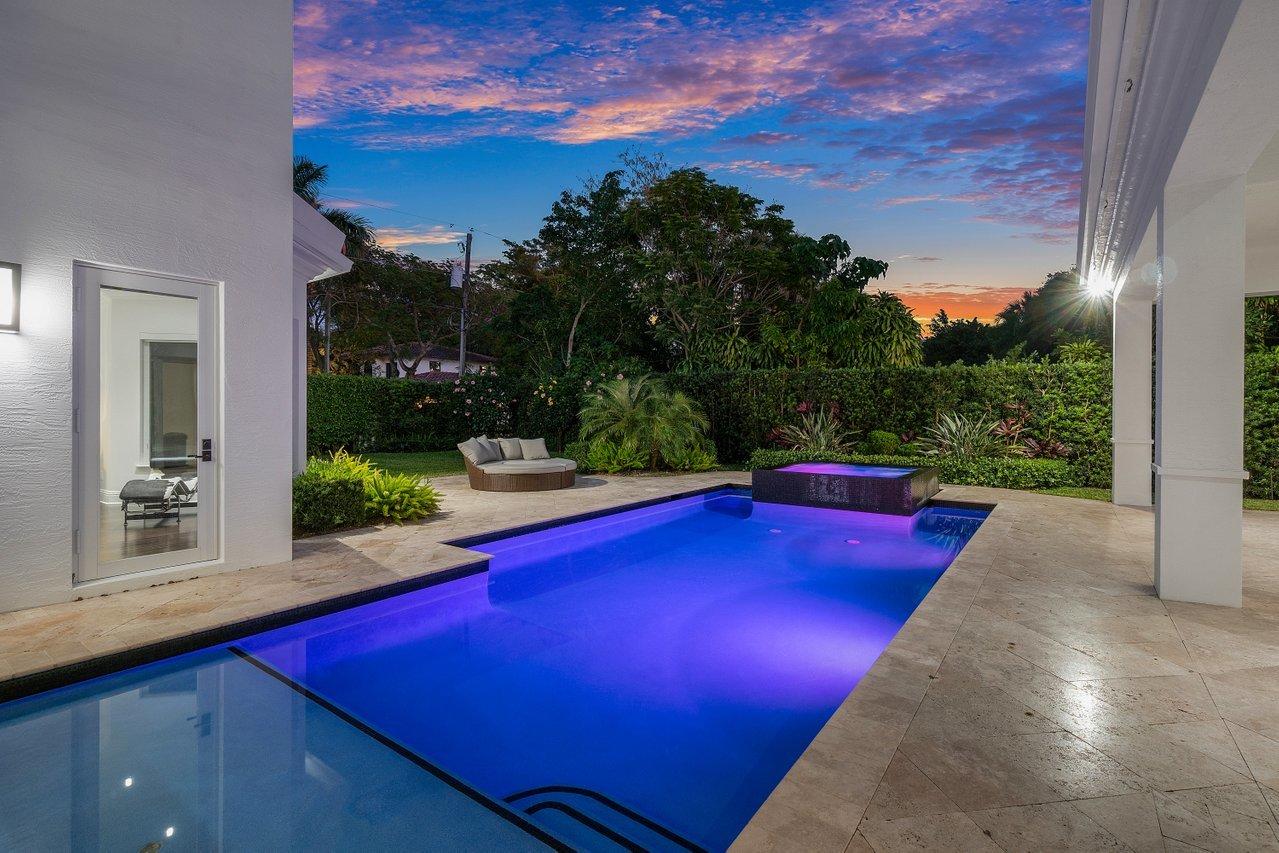 475 Cardinal Avenue Boca Raton, FL 33486 - Photo 54 of 62 Pool- evening views