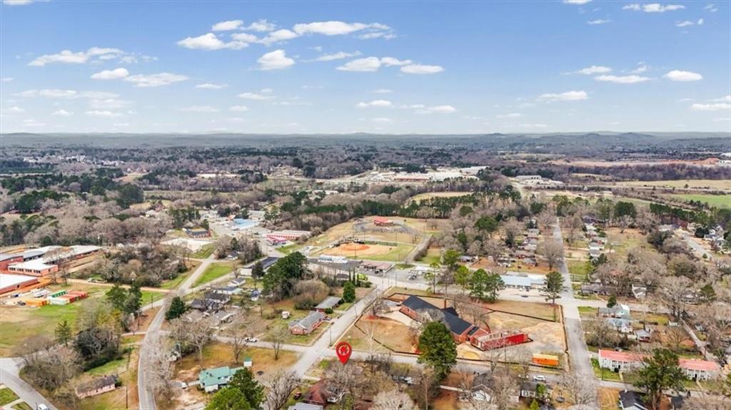 202 Gordon Street Rockmart, GA 30153 - Photo 23 of 25 an aerial view of residential houses with outdoor space