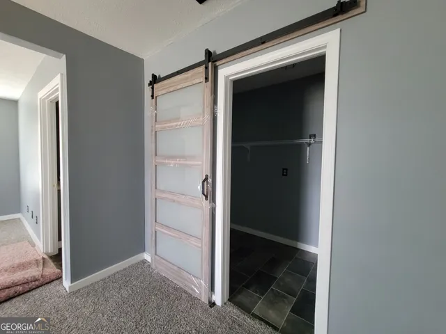 a view of closet area