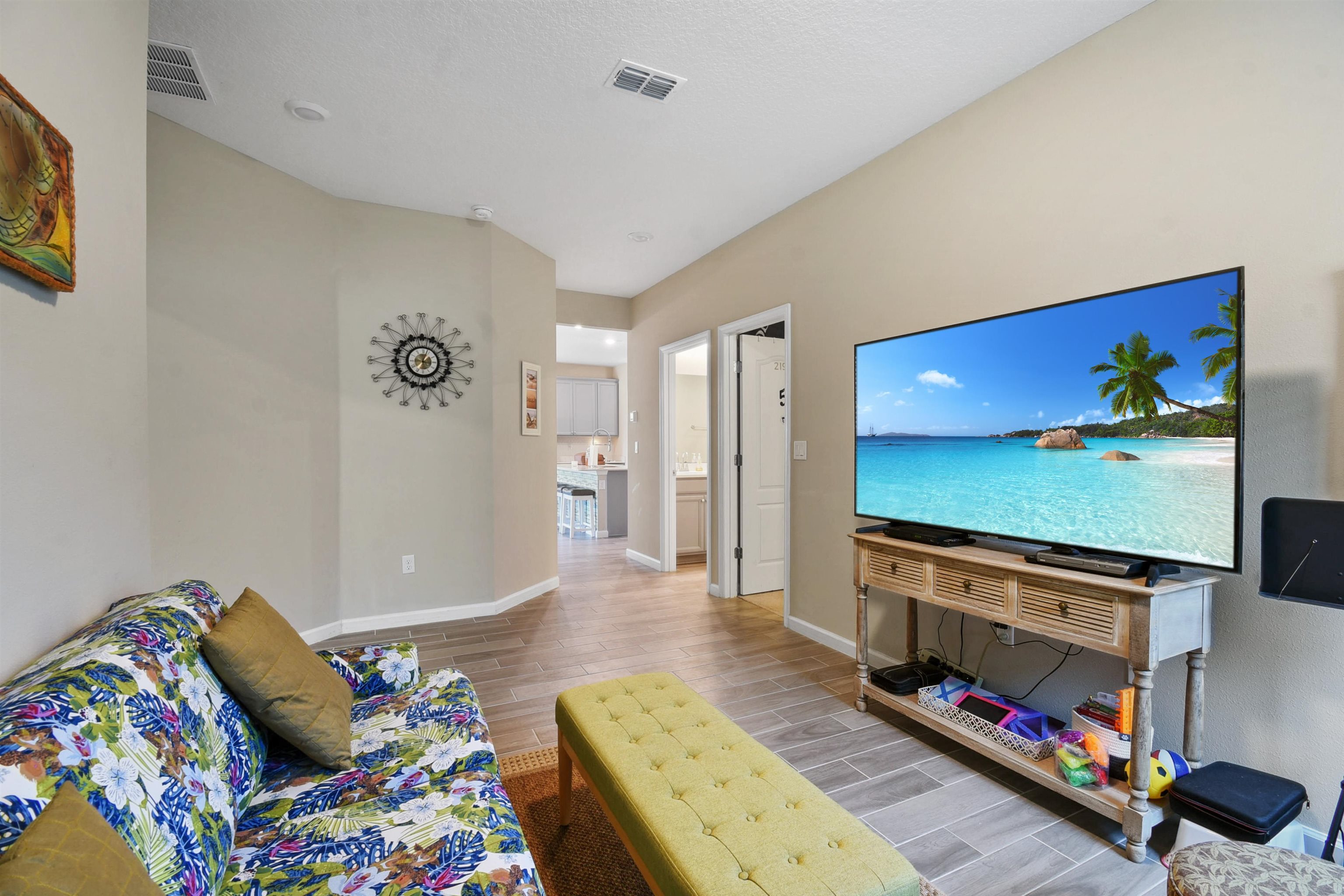 53 Cloverly Point St. Augustine, FL 32092 - Photo 27 of 51 a living room with furniture and a flat screen tv