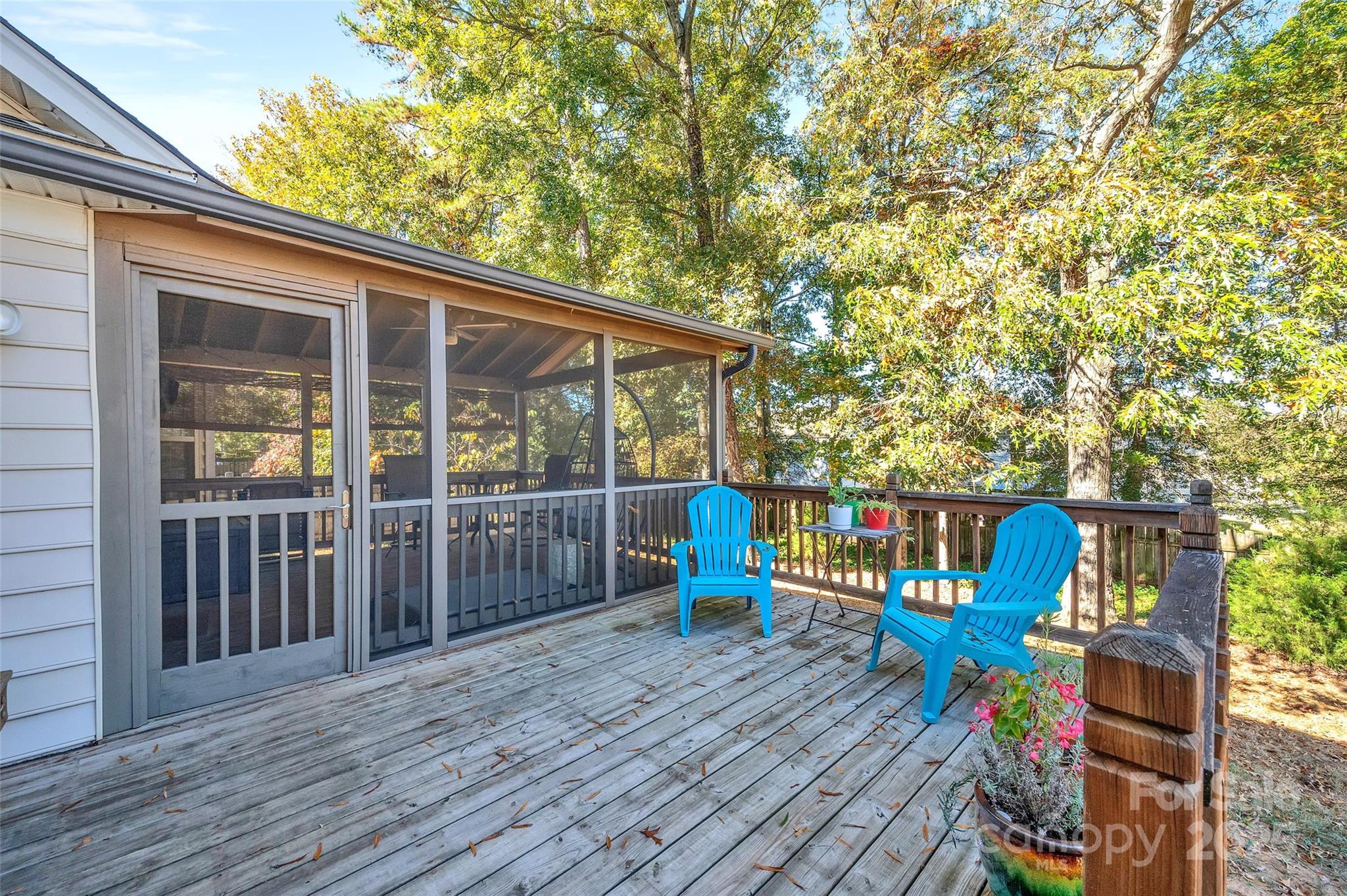 12351 Cardinal Point Road Charlotte, NC 28269 - Photo 37 of 43 a view of a deck with wooden floor and outdoor seating