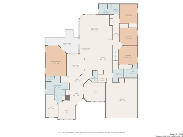 a picture of a floor plan