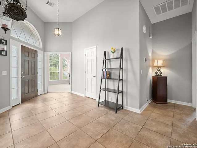 a view of a livingroom with a chandelier